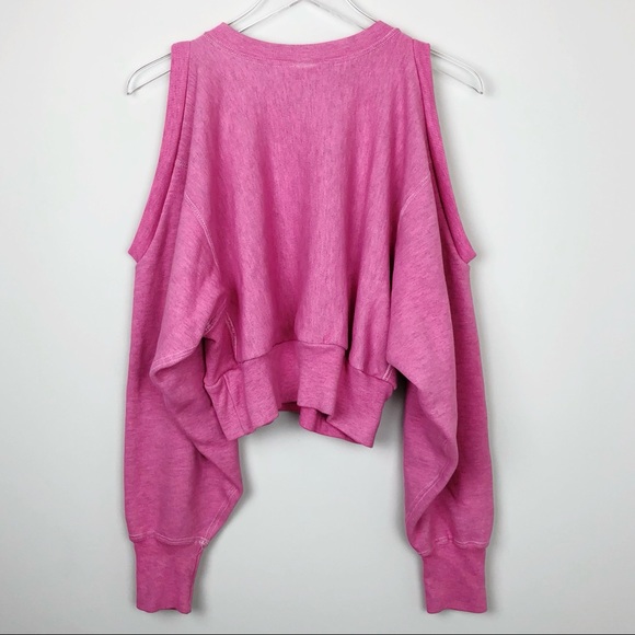 Champion | Reverse Weave Open Shoulder Sweatshirt - Picture 3 of 6